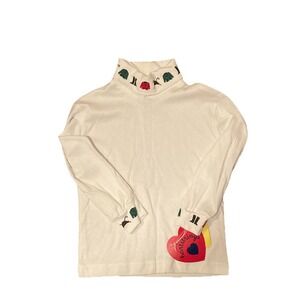 Vintage Hartstrings Girls Turtleneck Top Equestrian Horse‎ Dressage Sz 5 NWT